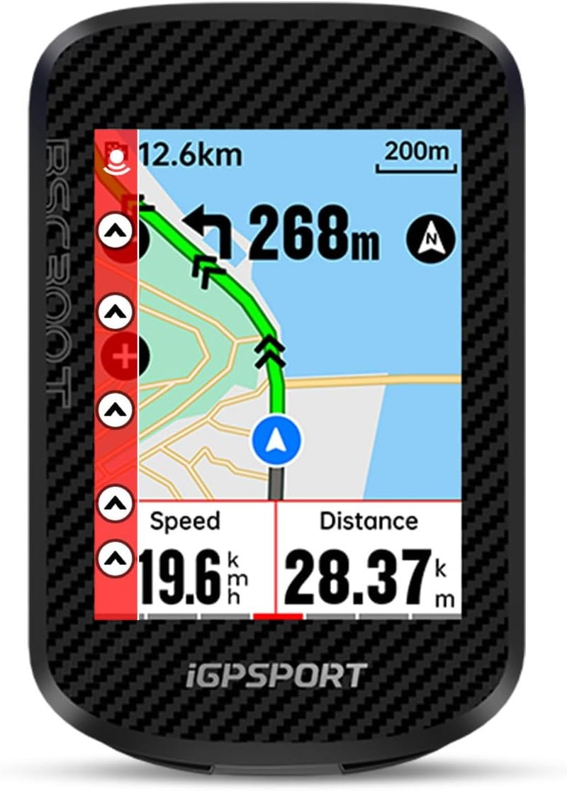 Igpsport BSC300T Wireless Bike Computer GPS, Touchscreen Offline MAP Navigation Off Course Warning Compatible with Insta 360, for Ebike Road Bike MTB - Image 1